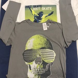 Two The Children’s Place Fun Graphic Shirts NWT